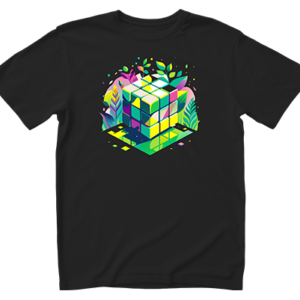 Retro Cube Black No BG